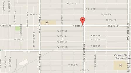 A woman walking near Normandie Avenue and 54th Street was abducted by two men on Feb. 18, 2014.