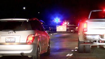 Cars are shown stopped along the westbound 210 Freeway in the Pasadena area during a partial closure on Wednesday, Feb. 26, 2014.