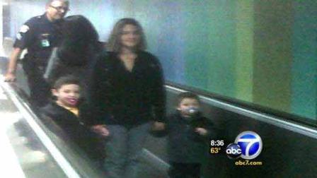 Jacob and Justin Quinones, kidnapped from their Anaheim home on Oct. 7, returned to California and were reunited with their mother on Saturday, Nov. 6, 2010.