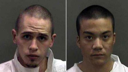 Matthew Branstetter (left) and Nolan Wickham (right) were arrested for what authorities said was a robbery and hate crime in Orange Countys upscale Coto De Caza community.