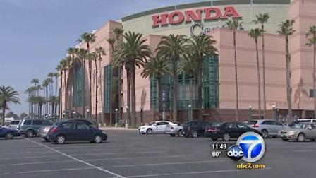 The Honda Center in Anaheim, Calif., is seen in this undated photo.