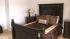 Bedroom at Robert Rizzos Huntington Beach house.