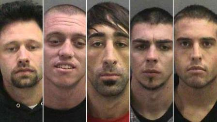 Five men have been charged with scamming Southern California homeowners trying to save their homes from foreclosure.
