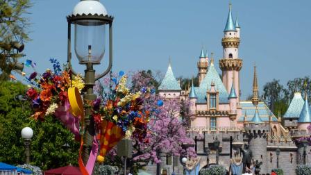 Disneylands Sleeping Beauty Castle is seen in this undated file photo.