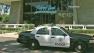 A Fullerton police vehicle is shown outside of a Robbins Brothers in Fullerton, which was broken into on Saturday, July 28, 2012.
