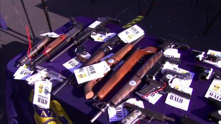 Authorities say 49 violent criminals from Anaheim were arrested on Friday, Aug. 10, 2012, for crimes ranging from drug trafficking to homicide.