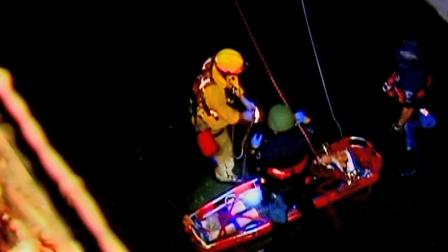 A suspected car thief was pulled to safety after jumping into a flood control channel in La Mirada on Thursday, Nov. 29, 2012.