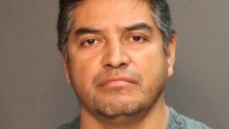 Alfredo Landaverde, 47, was arrested for allegedly exposing himself to teenage girls in Santa Ana.