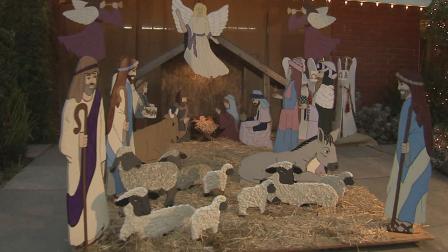 A Nativity Scene on the 1600 block of Woodstock Lane was vandalized on Sunday, Dec. 23, 2012, authorities said.