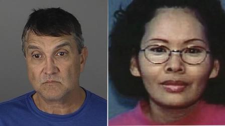 Lonnie Kocontes, 55, of Safety Harbor, Fla. (left) was arrested on one felony count of special circumstances murder for financial gain Friday, Feb. 15, 2013. He is accused of allegedly strangling his ex-wife, identified as Micki Kanesaki (right).