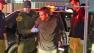 A suspect is taken into custody after leading Orange County deputies on a chase through the streets of Anaheim on Saturday, Feb. 23, 2013.