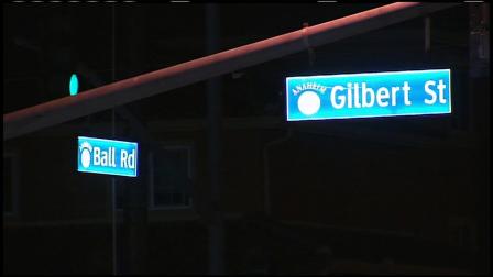 This photo shows the intersection of Ball Road and Gilbert Street, an area in Anaheim where a 19-year-old was fatally stabbed on Saturday, March 9, 2013.