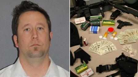 Anthony Risberg, 37, of Anaheim was arrested for sales and transportation of a controlled substance and a weapons violation by Irvine police on Friday, March 29, 2013.