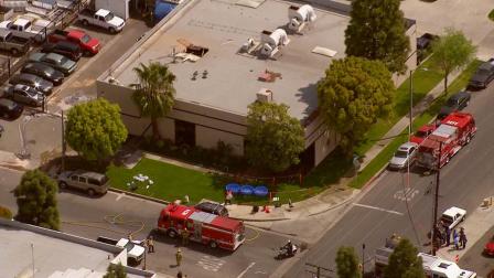 Hazmat crews responded to Precious Metal Plating located at 2635 South Orange Avenue in Santa Ana following a chemical explosion on Friday, April 5, 2013.
