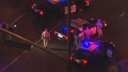 The driver of a U-Haul rental truck was taken into custody after leading authorities in a high-speed pursuit from Riverside into Orange County on Thursday, April, 24, 2013.