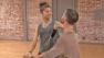 DWTS dancers Zendaya Coleman and partner Val Chermkovskiy are seen during rehearsals.