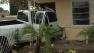 A police chase of a suspected stolen truck out of Westminster ended with a crash into a Santa Ana home Tuesday, May 28, 2013.