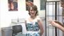 Samantha Bower poses as she tries on a prom dress at Childrens Hospital of Orange County on Saturday, June 15, 2013.