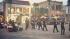 A heavy police presence is seen during what...