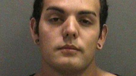 Gabriel Michael Castillo, 19, was arrested on suspicion of setting a string of fires in Orange County.