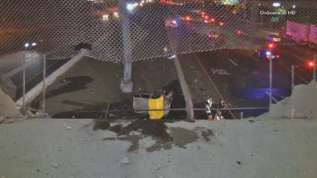 A single-car collision in Irvine killed the driver and caused roadway closures late Sunday, Sept. 8, 2013.