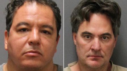Vincent Lopreto, 48, and Ronald Bell, 49, appear in booking photos. Theyre accused of selling counterfeit artwork.