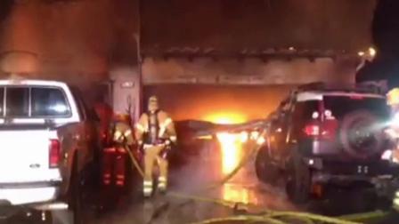 Firefighters responded to a house fire at 48 Shea Ridge in the Las Flores area of unincorporated Orange County on Sunday, Oct. 20, 2013.