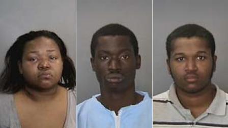 Alexis Songbryd (left), DeJohn Mitchell (center), Donnis Grimes (right)