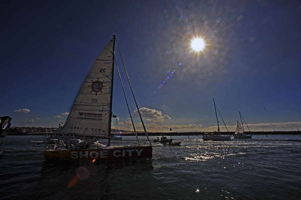 Abby Sunderland's sailboat, Wild Eyes, leaves...