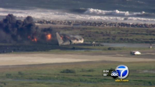 A Boeing 707 plane with three people onboard crashed in Point Mugu naval air base in Ventura County on Wednesday, May 18, 2011.