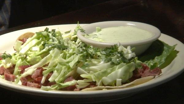 Try their Irish tacos with corned beef, cabbage, cilantro and special sauce served on warm torillas. Mention ABC7 and get 50 percent off the tacos.