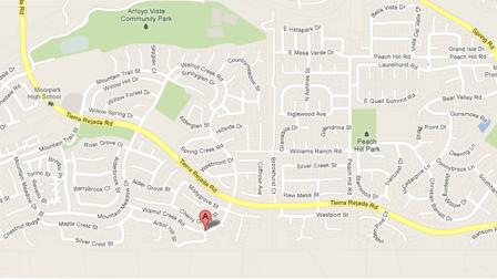 Police said a woman was sexually battered as she walked in the area of Walnut Creek Road and Arbor Hill Street in Moorpark on Tuesday, May 29, 2012.