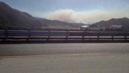 Firefighters hope to have a wildfire burning in Ventura County contained by noon Tuesday.
