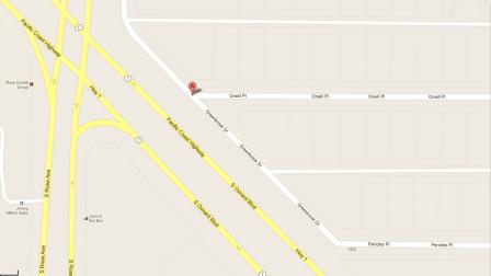 This Google map shows the intersection of Greenbrook Drive and ONeill Place in Oxnard, where two men were shot, one fatally, on Monday, July 9, 2012.