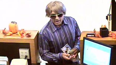 A surveillance photo provided by the Ventura Police Department shows a bank robbery suspect at the Rabobank on the 300 block of South Mills Road in Ventura on Friday, Sept. 28, 2012.