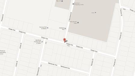 A map shows the area near Borchard Drive and Ocean Avenue in Ventura where the Ventura Police Department arrested Cameron Zieglar and Charles Batchley for theft, conspiracy to commit theft, and possession of stolen property Saturday Oct. 6, 2012.