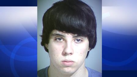 Cooper Potter, 18, is shown in a booking photo provided by the Ventura Police Department. Potter is accused of molesting a 5-year old girl at a day care center owned by his parents.