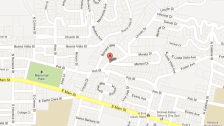 This Google Map photo shows the 200 block of Lincoln Drive in Ventura, where police say a hot prowl burglary took place.