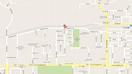 This Google Maps image shows the approximate location of the 100 block of Sierra Avenue, where a man was barricaded inside a residence on Monday, Feb. 4, 2013.