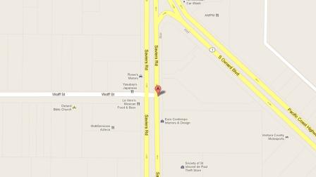 A map indicates the area near the 1200 block of Saviers Road in Oxnard where Sonsner Sailas was arrested for allegedly stabbing a 17-year-old on Saturday, March 9, 2013.