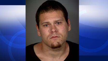 Stephen Lazarus, 23, was arrested on suspicion of vandalizing Justin Elementary School in Simi Valley on Monday, March 18, 2013.