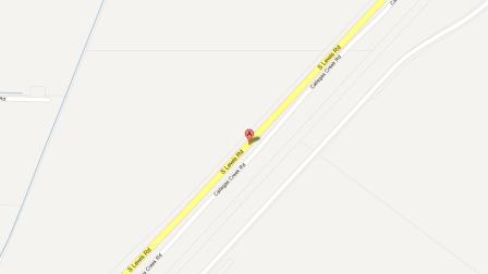 A map indicates the area near the 1900 block of South Lewis Road in Camarillo where seven birds were confiscated during a cockfighting bust on Sunday, April 21, 2013.