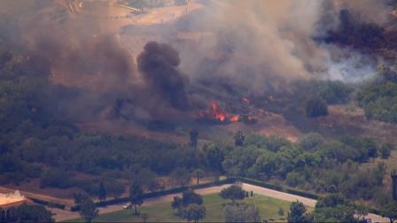 A brush fire was reported at about 12 p.m. in Simi Valley on Tuesday, May 28, 2013.
