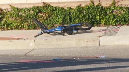 A 12-year-old boy on a bicycle was struck by a vehicle in Camarillo and died Sunday, June 16, 2013.