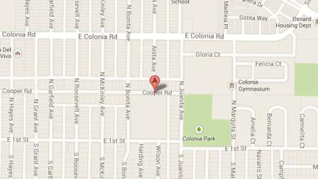 This Google Maps image indicates the location of a stabbing on the 900 block of Cooper Road in Oxnard on Friday, July 26, 2013.