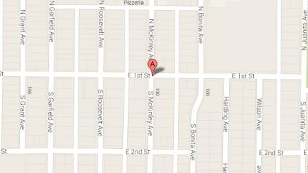 A Google Maps image shows the 100 block of South McKinley Avenue in Oxnard. Police found a teenager with numerous stab wounds at that location on Friday, Aug. 23, 2013.