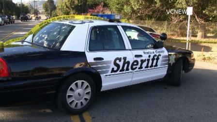 A sheriffs deputys patrol car is seen near Ventura Avenue and Fraser Lane in Ventura County on Saturday, Sept. 7, 2013.