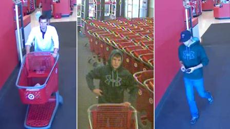 A suspect wanted for targeting churchgoers wallets and purses in Ventura County is shown in this surveillance still image provided by the Thousand Oaks Police Department.