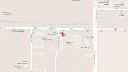 A map indicates the area near the 1600 block of East Fifth Street in Oxnard where Eduardo Hernandez, 40, was arrested for arson Saturday, Dec. 21, 2013.