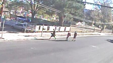 A surveillance still image shows three suspects sought for allegedly setting fire to a home in Simi Valley on Monday, Dec. 30, 2013.